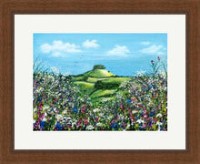 Load image into Gallery viewer, Original Painting, Kelston Roundhill, Balloons, Bath, Hedge Parsley , Kelston Tump, Flowers