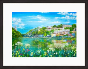 Bristol Suspension Bridge Colourful - Clifton Suspension Bridge - High Quality Giclée Prints - Brunel - Bristol