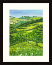 Load image into Gallery viewer, Solsbury Hill - Original Acrylic Painting and High Quality Giclée Prints -Freezing Hill - The Caterpillar- Bath - Lansdown