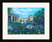 Load image into Gallery viewer, Pulteney Bridge, City of Bath, Agapanthus, Pulteney Wier, Parade Gardens, Giclee Prints