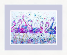 Load image into Gallery viewer, Flamingos - High Quality Giclée Prints