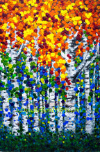 Load image into Gallery viewer, Autumn Trees - Original Acrylic Painting and High Quality Giclée Prints