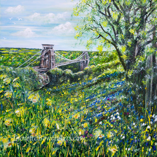 Clifton Suspension Bridge Daffodils - High Quality Giclée Prints