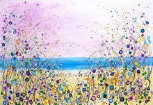 Load image into Gallery viewer, Dotty Seaside - Original Acrylic Painting on Large Deep Block Canvas