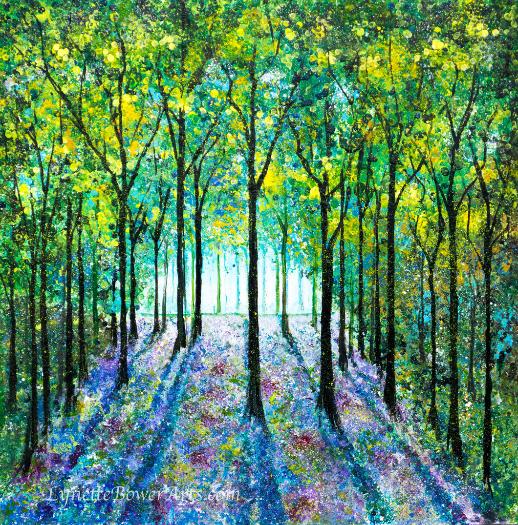 Enchanted Wood - Original Acrylic Painting and High Quality Giclée Prints