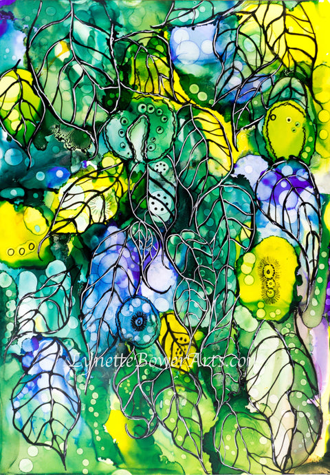 Frenzied Leaves - High Quality Giclée Prints