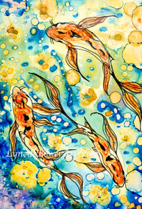 Koi Carp - High Quality Giclée Prints