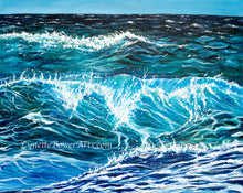 Load image into Gallery viewer, Stormy Sea - Original Acrylic Painting and High Quality Giclée Prints