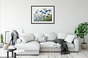 Agapanthus and Alliums - High Quality Giclée Prints