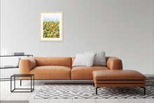 Load image into Gallery viewer, Hot Summer Meadow, Original Painting,High Quality Giclée Prints, Sunflowers, Daisies, Original Art, Cornflowers, Summer Flowers, Marigolds, Garden Border, Orange