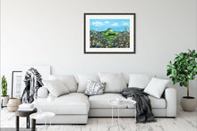 Load image into Gallery viewer, Original Painting, Kelston Roundhill, Balloons, Bath, Hedge Parsley , Kelston Tump, Flowers