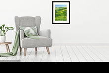 Load image into Gallery viewer, Solsbury Hill - Original Acrylic Painting and High Quality Giclée Prints -Freezing Hill - The Caterpillar- Bath - Lansdown