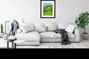 Solsbury Hill - Original Acrylic Painting and High Quality Giclée Prints -Freezing Hill - The Caterpillar- Bath - Lansdown