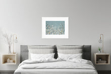 Load image into Gallery viewer, Duck Egg Blue Summer Flowers - High Quality Giclée Prints