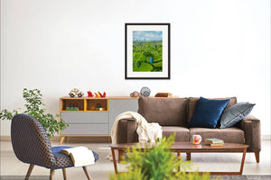 Kelston Roundhill Arial View - High Quality Giclée Prints - Hot Air Balloons - Bath - Kelston