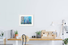 Load image into Gallery viewer, Delphiniums and Agapanthus - High Quality Giclée Prints